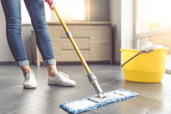 cleaning of apartment houses
